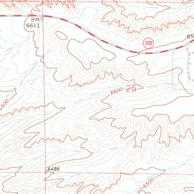 United States Geological Survey Baxter, WY (1968, 24000-Scale) digital map