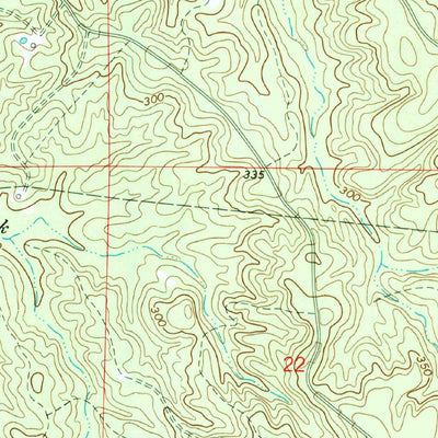 United States Geological Survey Baxterville, MS (1969, 24000-Scale) digital map