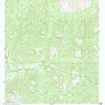 United States Geological Survey Baxterville NE, MS (1969, 24000-Scale) digital map