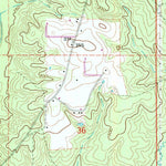 United States Geological Survey Baxterville NE, MS (1969, 24000-Scale) digital map