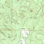 United States Geological Survey Baxterville NE, MS (1969, 24000-Scale) digital map