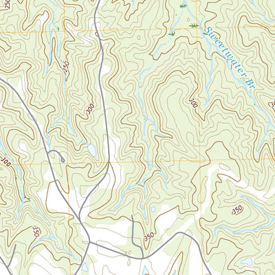 United States Geological Survey Baxterville NE, MS (2020, 24000-Scale) digital map