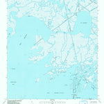 United States Geological Survey Bay Batiste, LA (1993, 24000-Scale) digital map