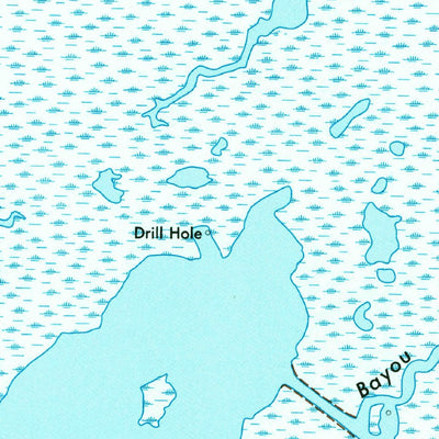 United States Geological Survey Bay Batiste, LA (1993, 24000-Scale) digital map
