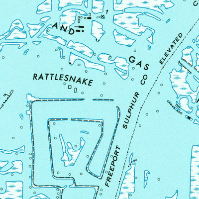 United States Geological Survey Bay Batiste, LA (1993, 24000-Scale) digital map
