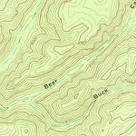 United States Geological Survey Bay Buck Peaks, NM (1964, 24000-Scale) digital map