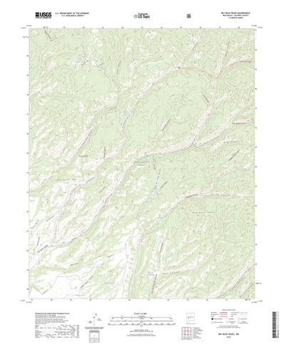 United States Geological Survey Bay Buck Peaks, NM (2023, 24000-Scale) digital map