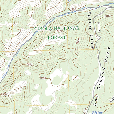 United States Geological Survey Bay Buck Peaks, NM (2023, 24000-Scale) digital map