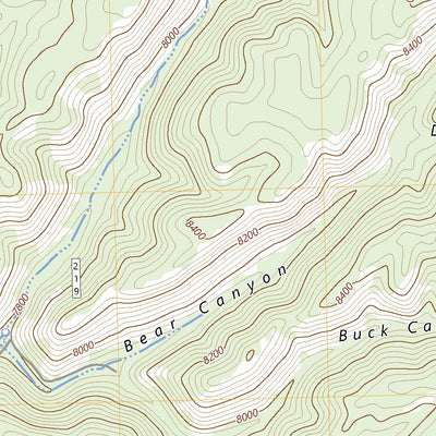 United States Geological Survey Bay Buck Peaks, NM (2023, 24000-Scale) digital map