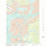 United States Geological Survey Bay Center, WA (1957, 24000-Scale) digital map