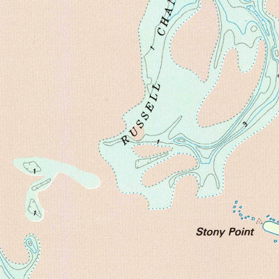 United States Geological Survey Bay Center, WA (1957, 24000-Scale) digital map