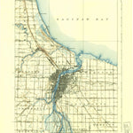 United States Geological Survey Bay City, MI (1919, 62500-Scale) digital map