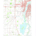 United States Geological Survey Bay City, MI (1967, 24000-Scale) digital map
