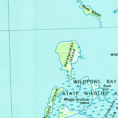 United States Geological Survey Bay City, MI (1984, 100000-Scale) digital map