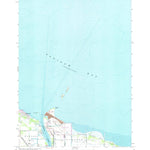 United States Geological Survey Bay City NE, MI (1967, 24000-Scale) digital map