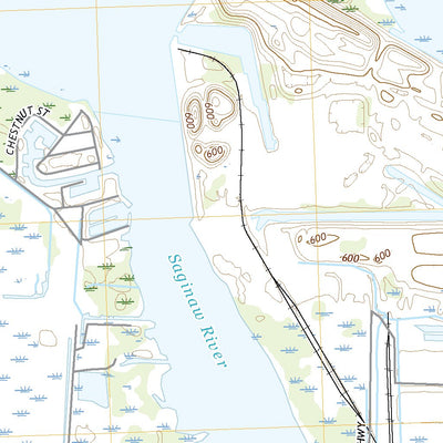 United States Geological Survey Bay City NE, MI (2019, 24000-Scale) digital map
