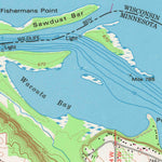 United States Geological Survey Bay City, WI-MN (1974, 24000-Scale) digital map
