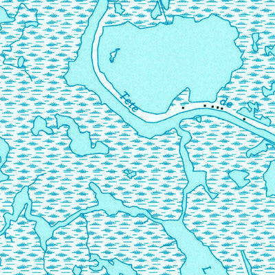 United States Geological Survey Bay Courant, LA (1994, 24000-Scale) digital map