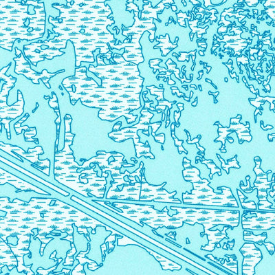 United States Geological Survey Bay Courant, LA (1994, 24000-Scale) digital map