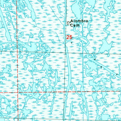 United States Geological Survey Bay Dosgris, LA (1998, 24000-Scale) digital map