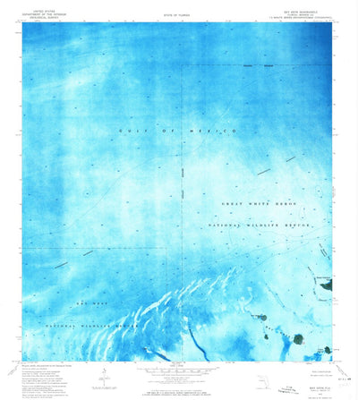 United States Geological Survey Bay Keys, FL (1972, 24000-Scale) digital map