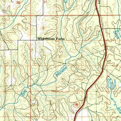 United States Geological Survey Bay Minette, AL-FL (1981, 100000-Scale) digital map