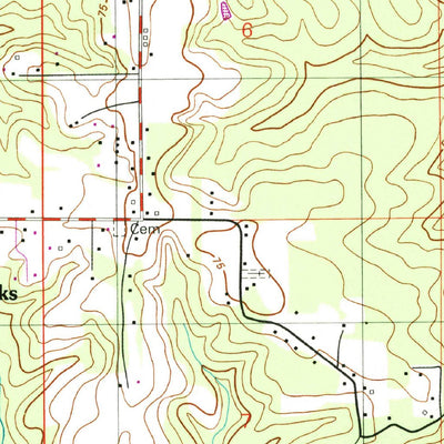 United States Geological Survey Bay Minette South, AL (1980, 24000-Scale) digital map