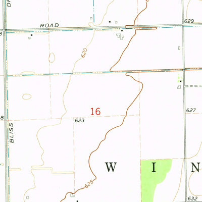 United States Geological Survey Bay Port East, MI (1970, 24000-Scale) digital map