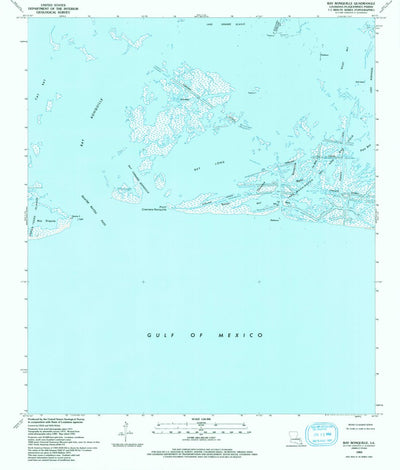 United States Geological Survey Bay Ronquille, LA (1993, 24000-Scale) digital map