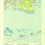 United States Geological Survey Bay Shore East, NY (1944, 24000-Scale) digital map