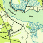 United States Geological Survey Bay Shore East, NY (1944, 24000-Scale) digital map