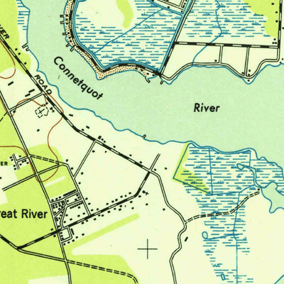 United States Geological Survey Bay Shore East, NY (1944, 24000-Scale) digital map