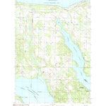 United States Geological Survey Bay Shore, MI (1983, 25000-Scale) digital map