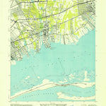United States Geological Survey Bay Shore West, NY (1941, 24000-Scale) digital map