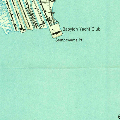 United States Geological Survey Bay Shore West, NY (1941, 24000-Scale) digital map