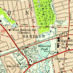 United States Geological Survey Bay Shore West, NY (1954, 24000-Scale) digital map