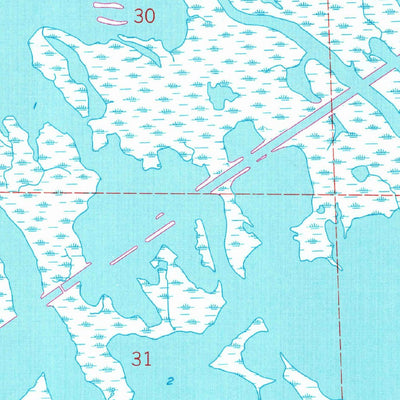 United States Geological Survey Bay Tambour, LA (1956, 24000-Scale) digital map
