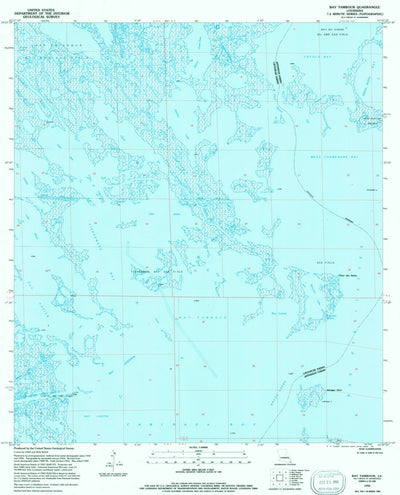 United States Geological Survey Bay Tambour, LA (1994, 24000-Scale) digital map