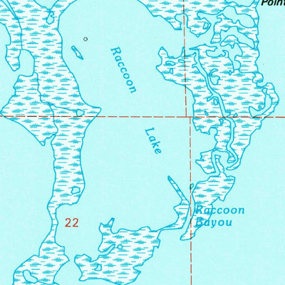United States Geological Survey Bay Tambour, LA (1994, 24000-Scale) digital map