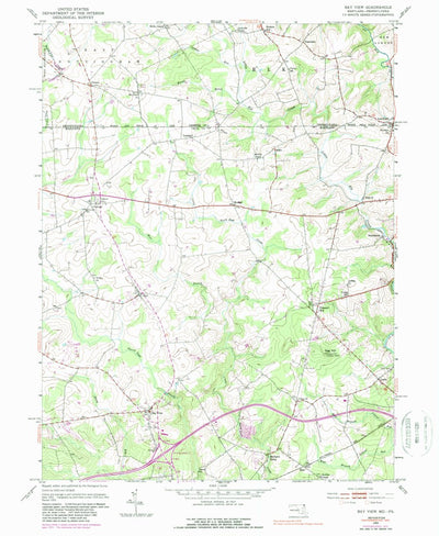 United States Geological Survey Bay View, MD-PA (1953, 24000-Scale) digital map