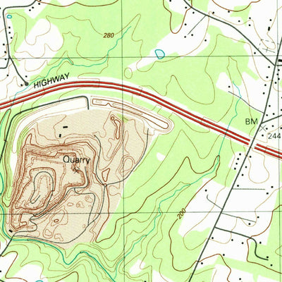 United States Geological Survey Bay View, MD-PA (1992, 24000-Scale) digital map