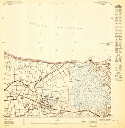 United States Geological Survey Bayamon NW, PR (1950, 10000-Scale) digital map