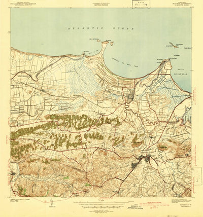 United States Geological Survey Bayamon, PR (1941, 30000-Scale) digital map