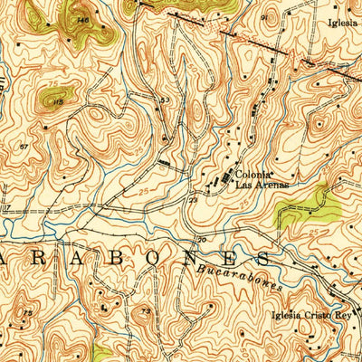 United States Geological Survey Bayamon, PR (1947, 30000-Scale) digital map