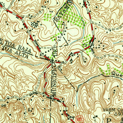United States Geological Survey Bayamon, PR (1957, 20000-Scale) digital map