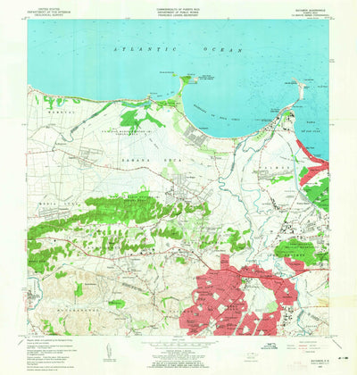 United States Geological Survey Bayamon, PR (1963, 20000-Scale) digital map