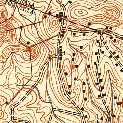 United States Geological Survey Bayamon SW, PR (1950, 10000-Scale) digital map
