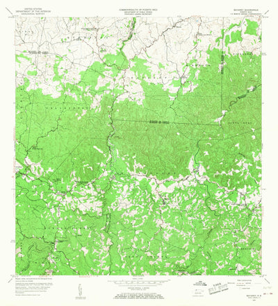 United States Geological Survey Bayaney, PR (1957, 20000-Scale) digital map