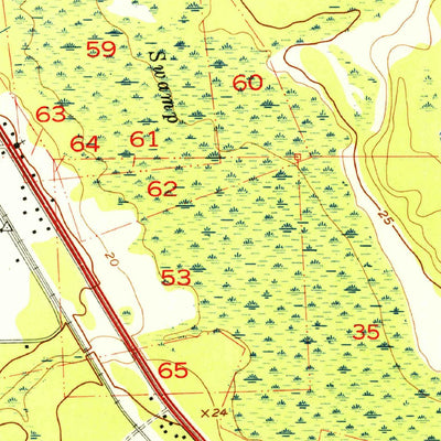 United States Geological Survey Bayard, FL (1952, 24000-Scale) digital map
