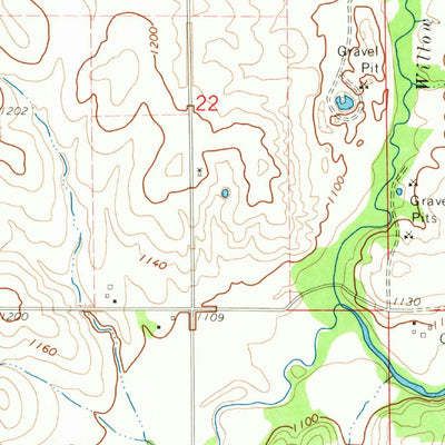United States Geological Survey Bayard, IA (1971, 24000-Scale) digital map